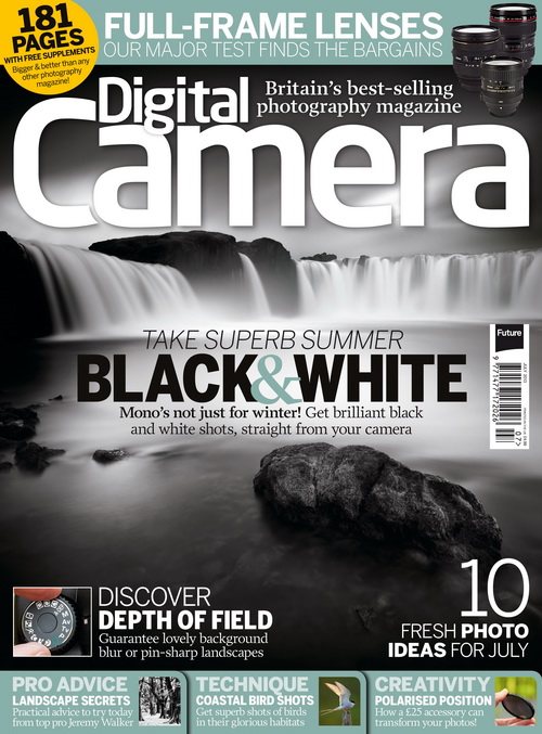Couverture du magazine anglais Digital Camera magazine de juillet 2013